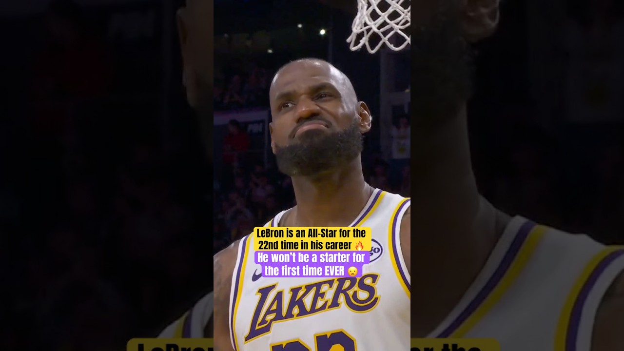 LeBron has been named an All-Star reserve 👑