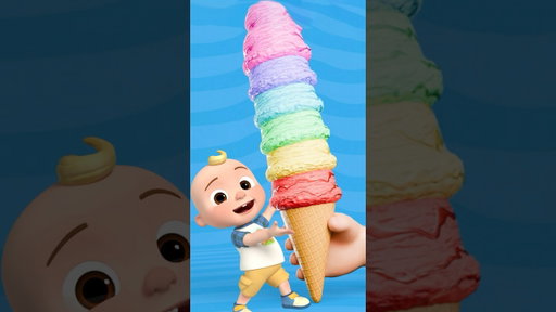 GIANT Ice Cream Tower! 🌈🍦Learn Colors #kidsvideo