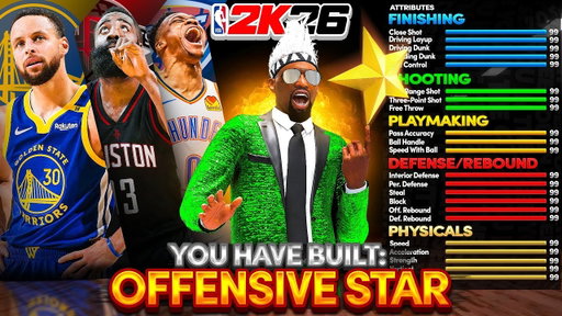 BEST 6’4 POINT GUARD BUILD is an OFFENSIVE STAR in NBA 2K26! BEST ALL AROUND BUILD in NBA2K26!