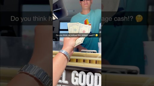 We don’t think he noticed the type of cash tip…👀 #tippingculture