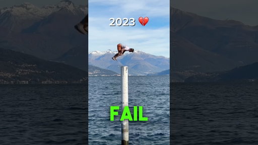 Never Give Up 🤩❌✅ Backflip auf Pfosten endlichcreschafft!  #dji #gopro #backflip