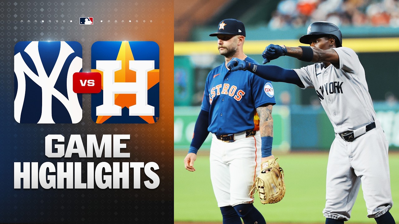 Yankees vs. Astros Game Highlights (4/25/26) | MLB Highlights