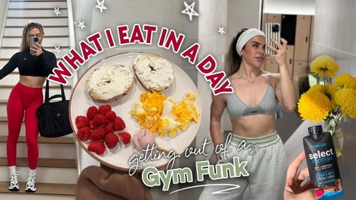 What I eat in a day // getting out of a gym funk & recovering from injury