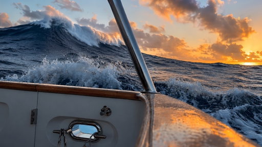 Motor Yacht Knocked Flat by 20ft Wave | Pacific Crossing Nightmare