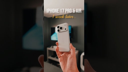 iPhone 17 Pro 1 Week Later 🍏 #apple #iphone #iphone17