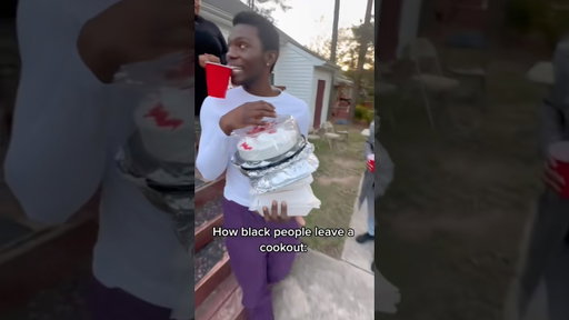 Leaving a cookout be like