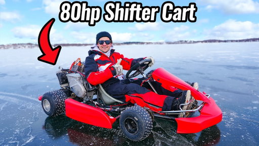 Most Powerful Shifter Kart on Thin Ice!