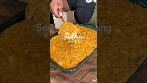 Seafood Dressing for Thanksgiving