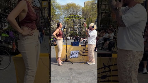 She really turned Washington Square Park into a speakeasy 🍸🚬