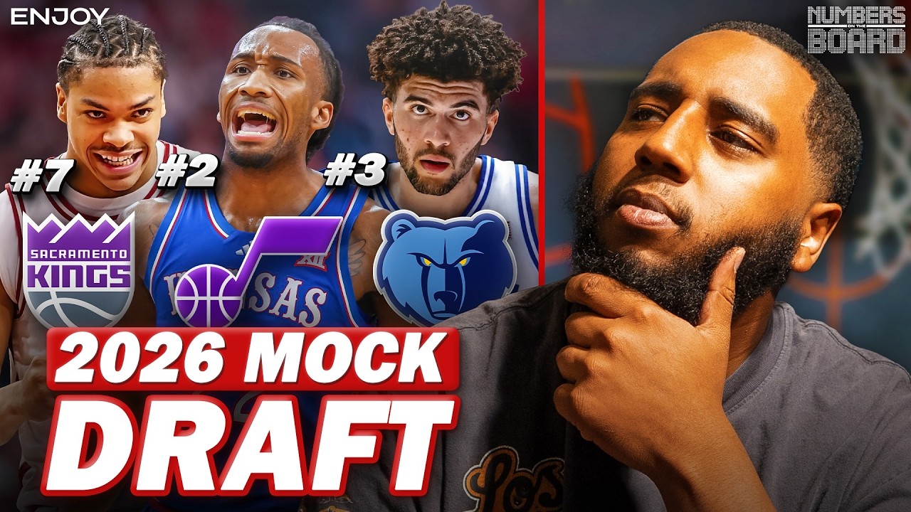 We Did A 2026 Mock Draft + Round 2 NBA Playoffs | Numbers On The Board