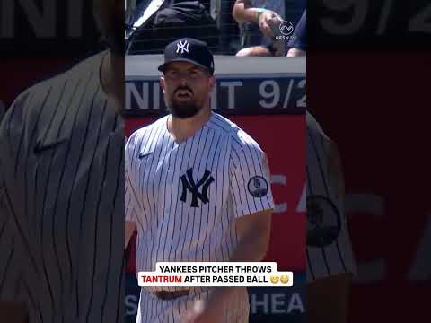 Carlos Rodón Threw a Tantrum After THIS Passed Ball 😬😅