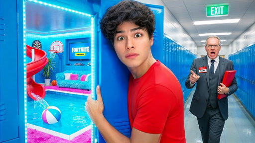 I Built 5 SECRET Rooms In School!