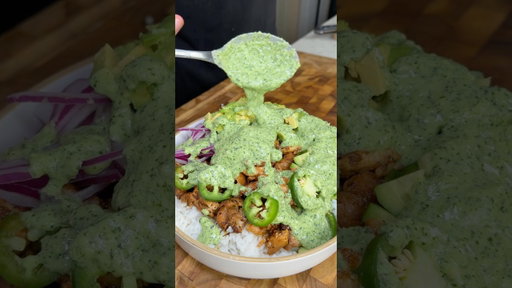 Smoky Chicken Green Goddess Bowl