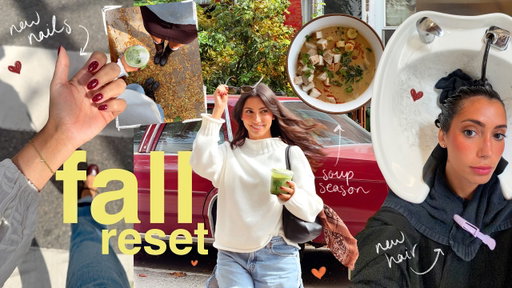 FALL RESET VLOG 🍁 home decor shopping, new hair + nails, fall drinks & soup season is BACK!