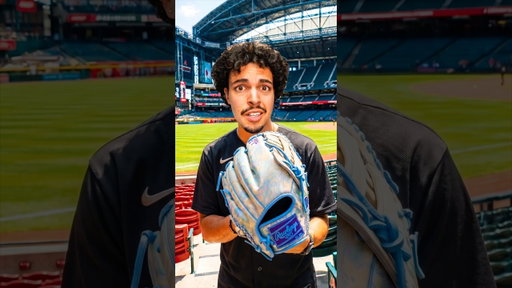 Catch a Ball, Win the Glove 😳 #baseball #mlb #challenge