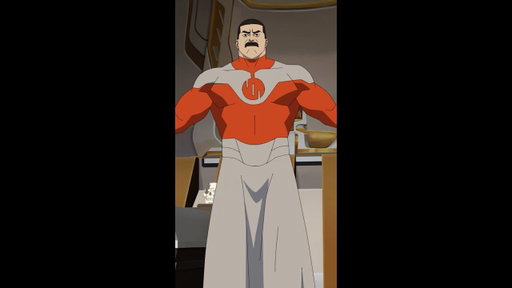 Super Saiyan uppercut 😳💪 #INVINCIBLE #OmniMan #JKSimmons