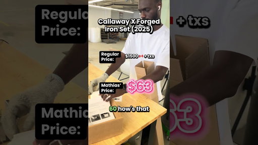 $1,500 iron set for just over $60 ⁉️ Here's how the combined cart pays off 💰