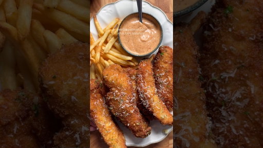 Garlic parmesan chicken tenders