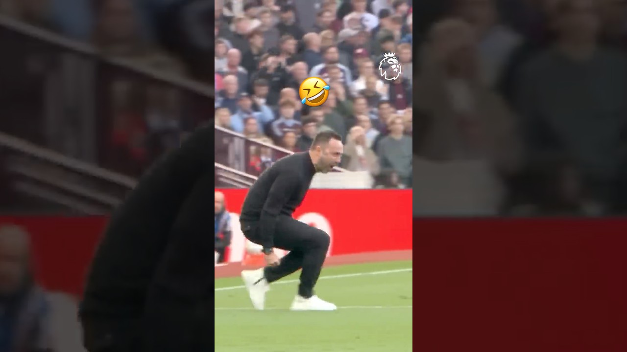 De Zerbi's Priceless Reaction 😂