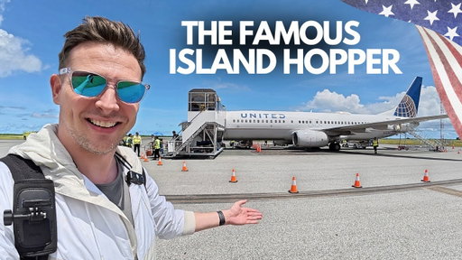 United Airlines FAMOUS Island Hopper crossing the Pacific!