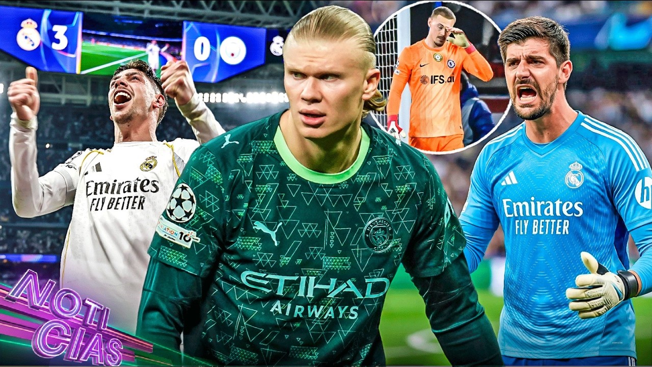 City avisa: "No terminó" | Calma en Madrid; Courtois explota | PSG 5-2 Chelsea: Desastre del portero