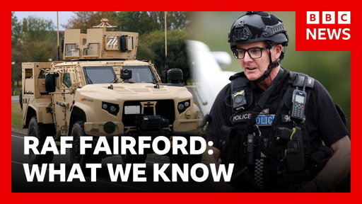 RAF Fairford incident: US military 'working closely' with UK | BBC News