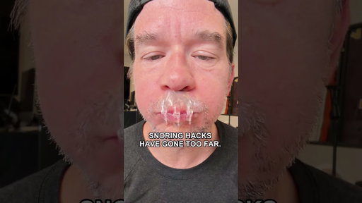 Snoring hacks have officially gone to far…