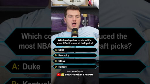 Which school has the most NBA #1 Picks? 🏀🧑‍🎓