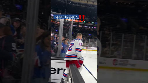 Let's go Smitty!! #nyr #debut #hockey