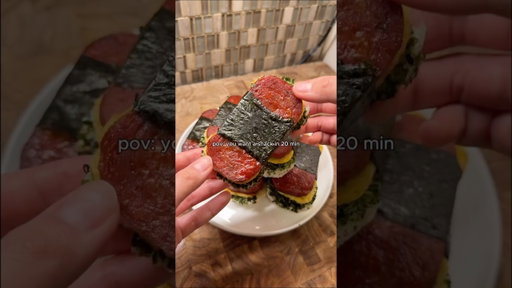 Spam musubi is the best snack