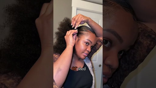 I never knew clip ins were this easy to put in! #clipinsfornaturalhair #kinkyhair #curlyhairstyles