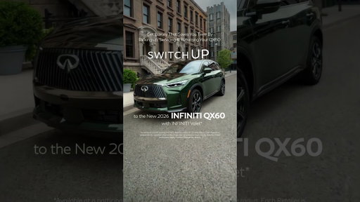 The new 2026 INFINITI QX60