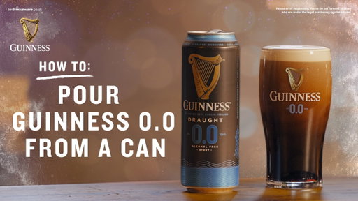 How To: Pour Guinness 0.0 from a Can