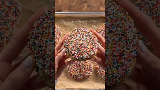 Dot Cake Cookies