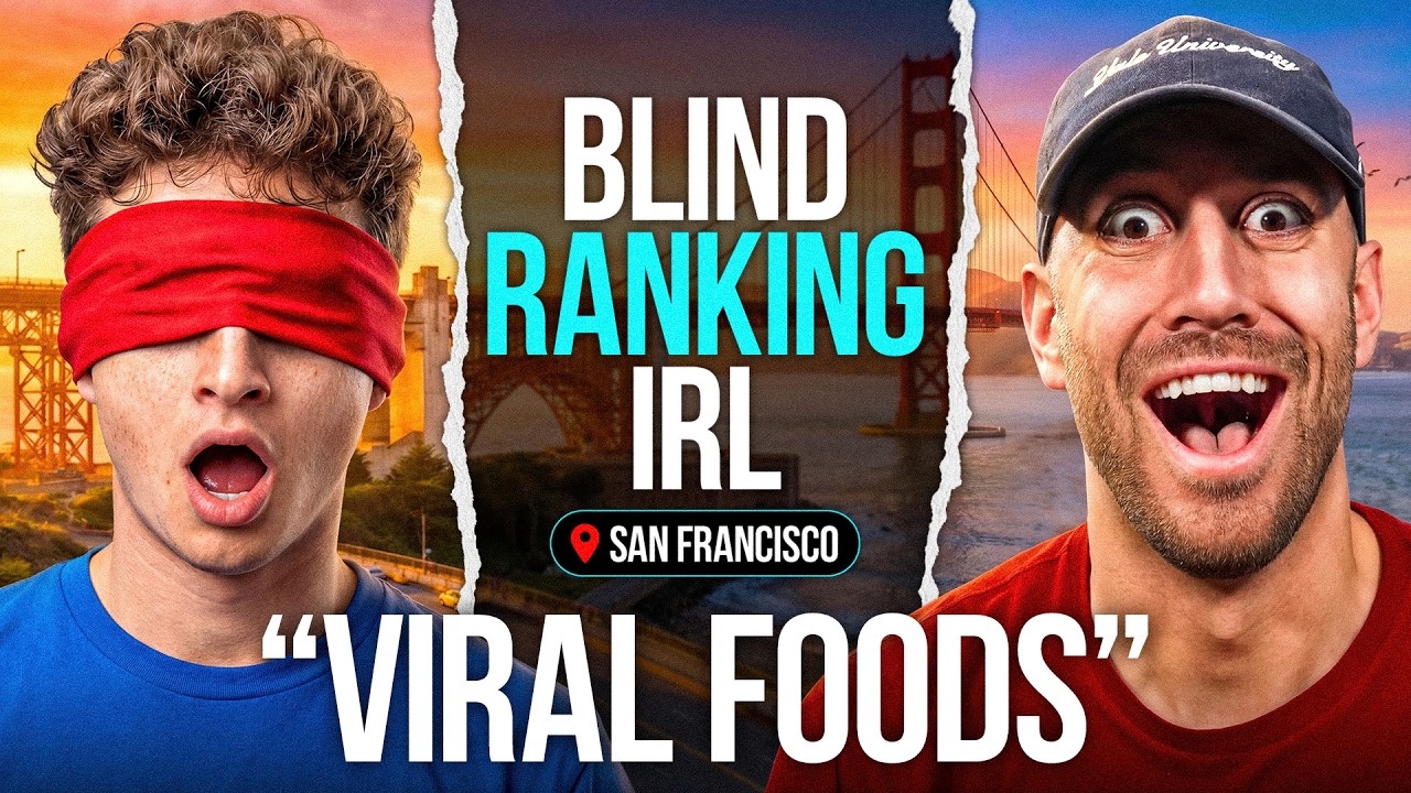 BLIND RANKING VIRAL SAN FRANCISCO FOODS! (In Real Life)