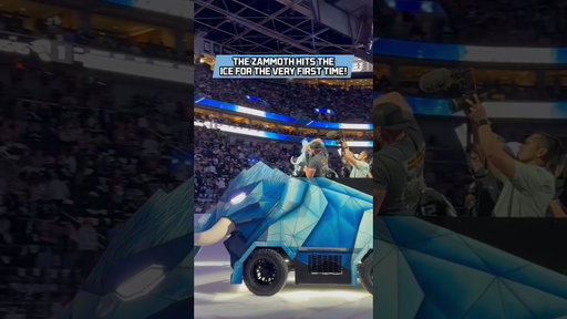 Rookie lap for the Zammoth 🔥 #utahmammoth #nhl #hockey #zammoth