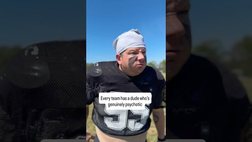 Guy is clinically insane fr.. #football #teammate