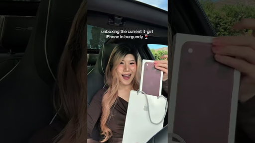 Burgundy iPhone 18 Pro Max Unboxing 🍷📱✨ #apple #iphone18promax #burgundy #appleiphone #itgirl