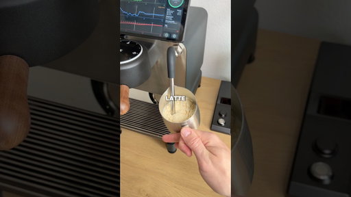 Steaming protein powder into a latte