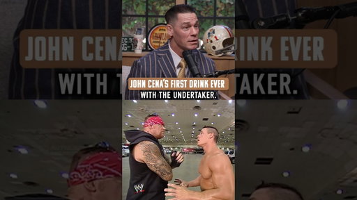 John Cena's first drink EVER was with The Undertaker