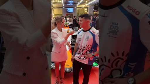 Isack has gone from class lip-syncs to smashing his first F1 podium (cough) trophy 😜 #isackhadjar