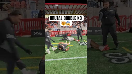 CRAZIEST DOUBLE KO‼️😱 NO FEAR AT ALL‼️🇺🇸 #RUNIT #USA #UTAH #new #sports #viral