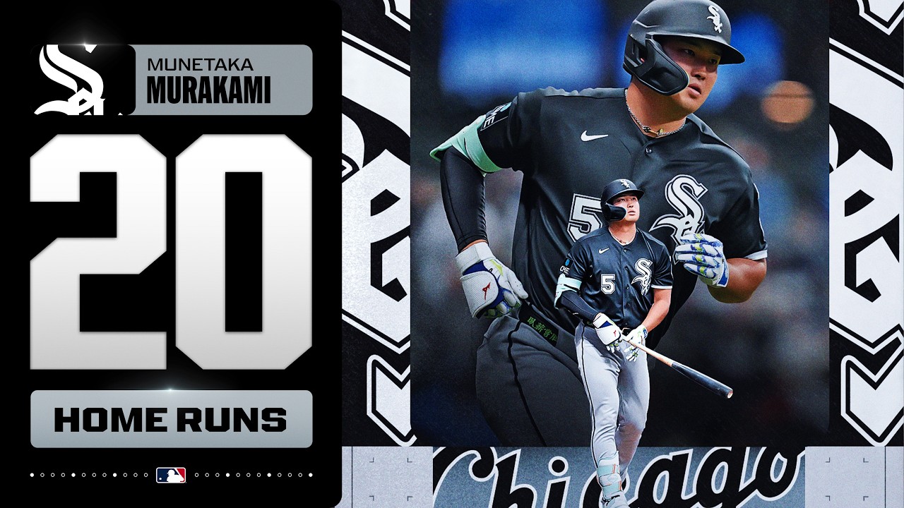 A STRONG start for the South Side Samurai! 😤 Munetaka Murakami already has 20 homers this season! 🤩