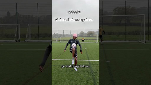 Victor Osimhen Vs Gabon BE LIKE… #football #footballshorts #soccer #funny