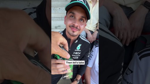 POV: When your seat gets upgraded at the Barcelona-Catalunya GP 🤩 #f1 #mercedesf1 #formula1