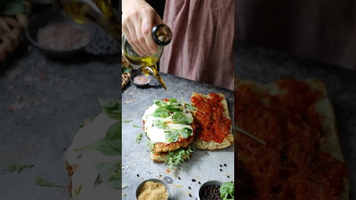 Chicken Parmesan and Focaccia Bread ❤️ Happy weekend! #food