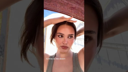 Desert flower makeup