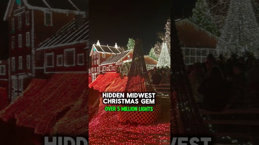 This hidden Christmas gem has 5 million lights #cliftonmill #ohio #christmaslights #hiddengem