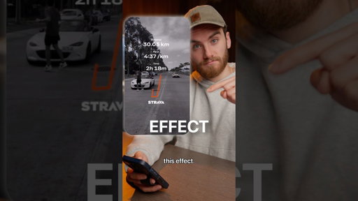 Strava car crash CapCut tutorial