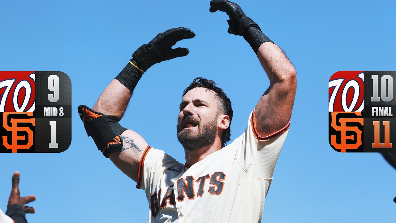 ENTIRE COMEBACK: Down 9-1 in the 8th, Bryce Eldridge caps Giants' 10-run rally with WALK-OFF SLAM 😱